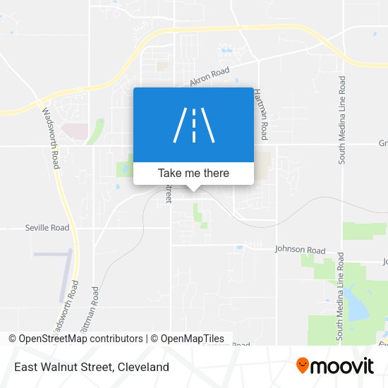 Mapa de East Walnut Street