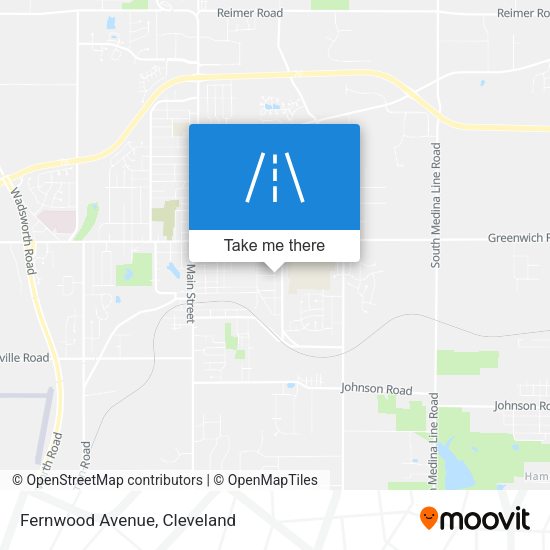 Mapa de Fernwood Avenue