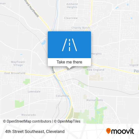 4th Street Southeast map