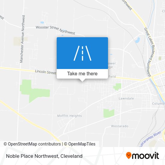 Noble Place Northwest map