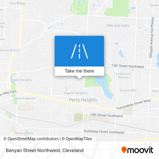 Banyan Street Northwest map