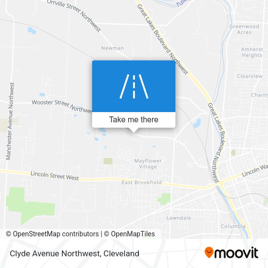 Mapa de Clyde Avenue Northwest