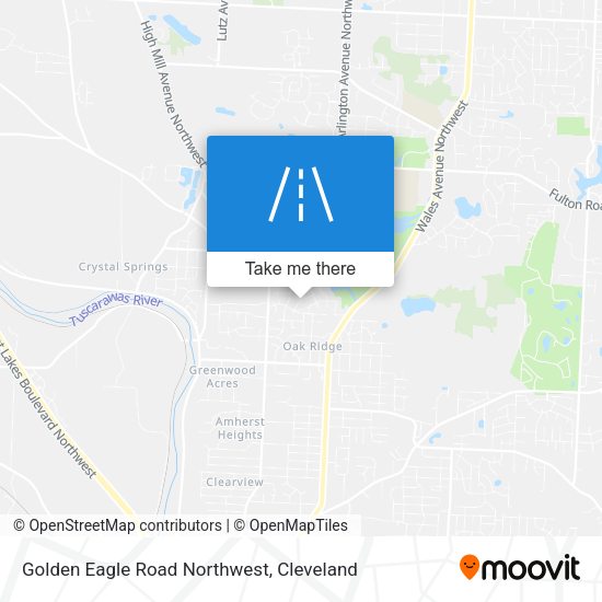 Mapa de Golden Eagle Road Northwest