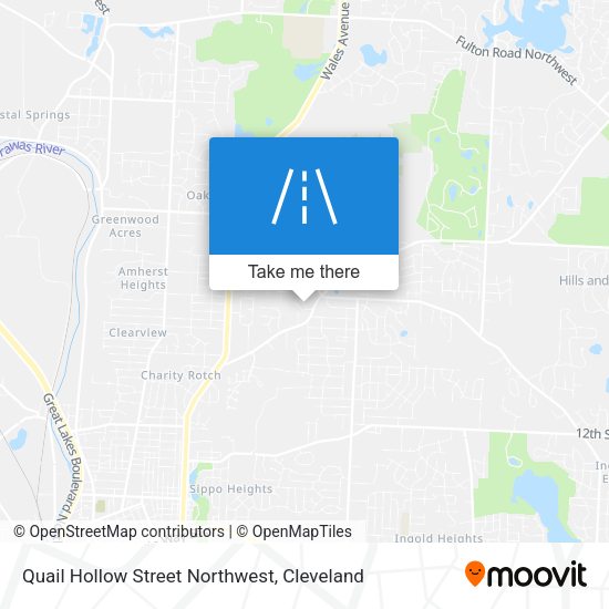 Mapa de Quail Hollow Street Northwest