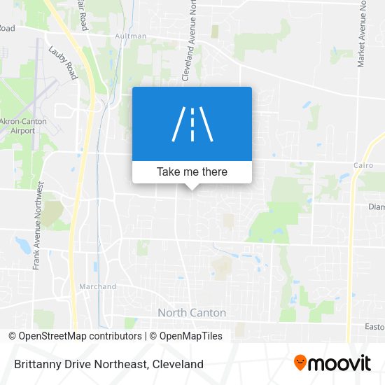 Brittanny Drive Northeast map