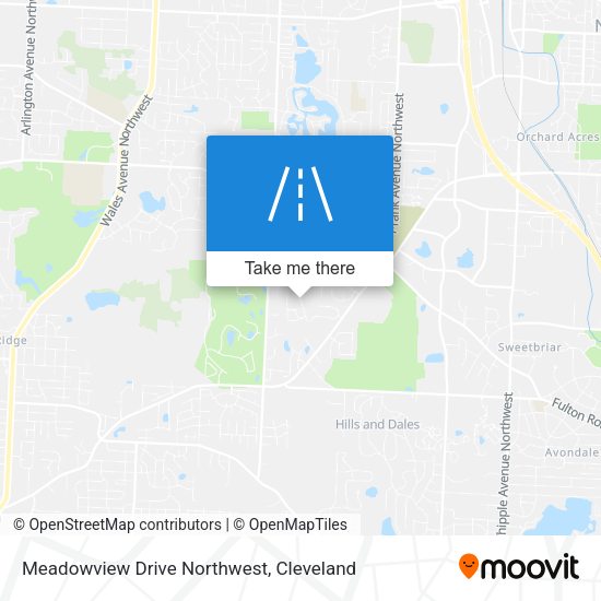 Mapa de Meadowview Drive Northwest