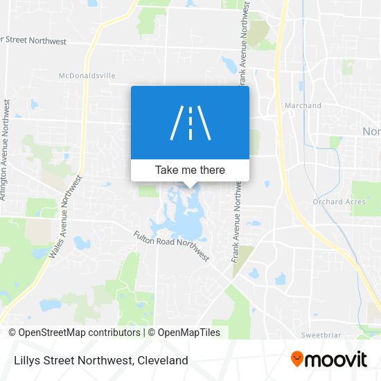 Mapa de Lillys Street Northwest