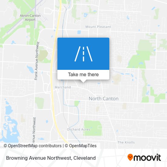 Mapa de Browning Avenue Northwest