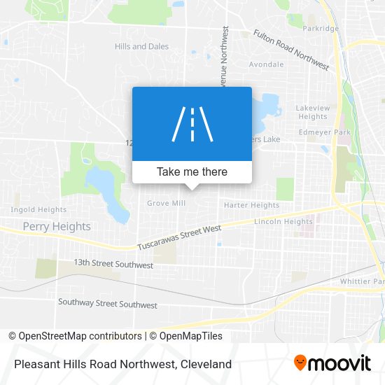 Mapa de Pleasant Hills Road Northwest