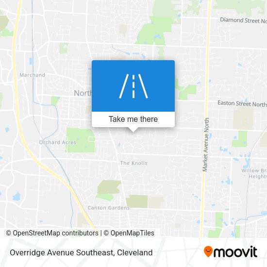Overridge Avenue Southeast map
