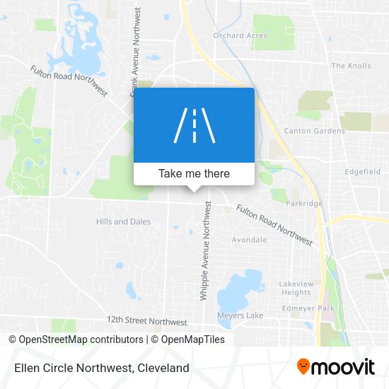Mapa de Ellen Circle Northwest