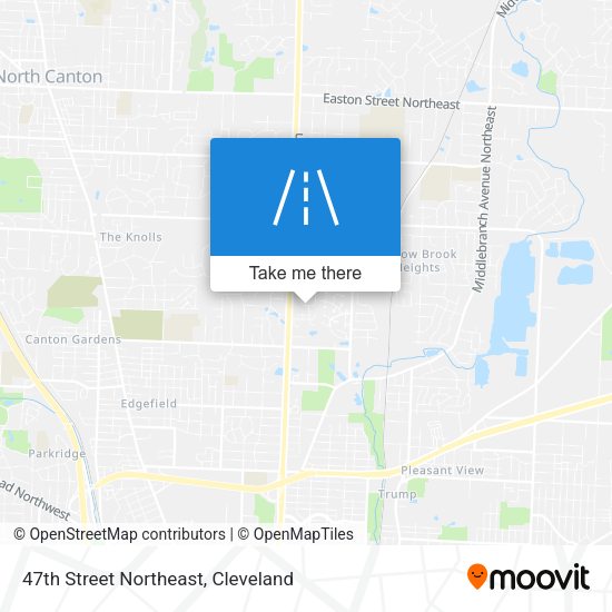 Mapa de 47th Street Northeast