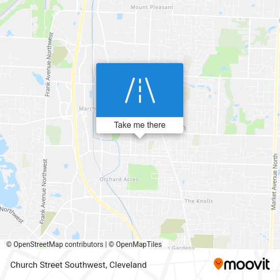 Church Street Southwest map