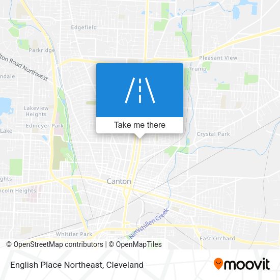 English Place Northeast map