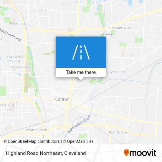 Highland Road Northeast map