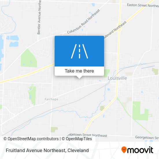 Fruitland Avenue Northeast map