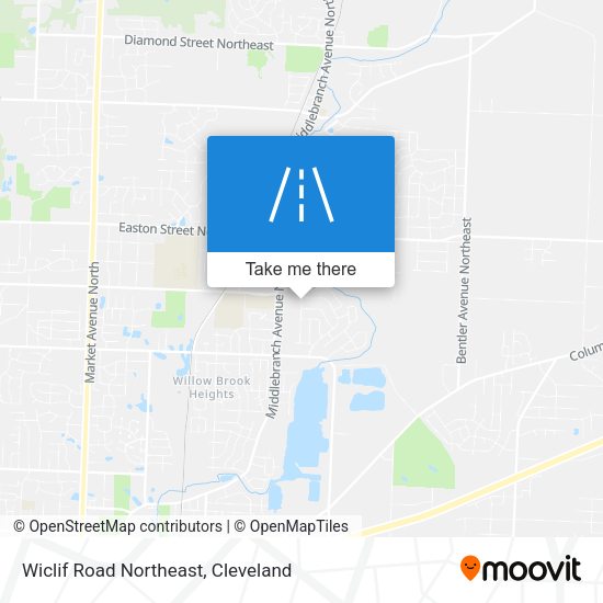 Wiclif Road Northeast map