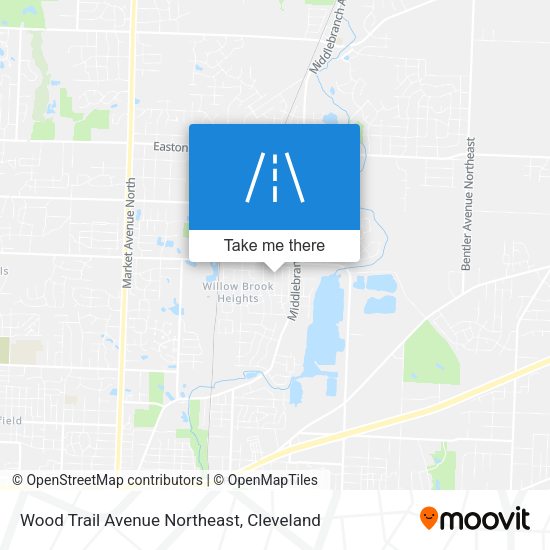 Wood Trail Avenue Northeast map