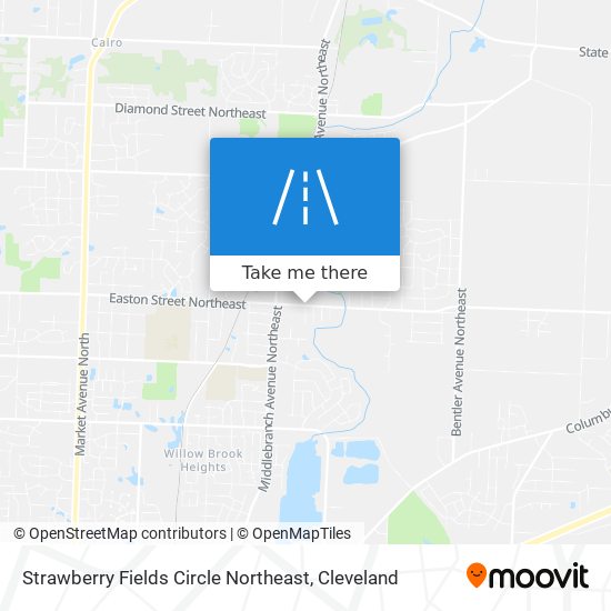 Strawberry Fields Circle Northeast map