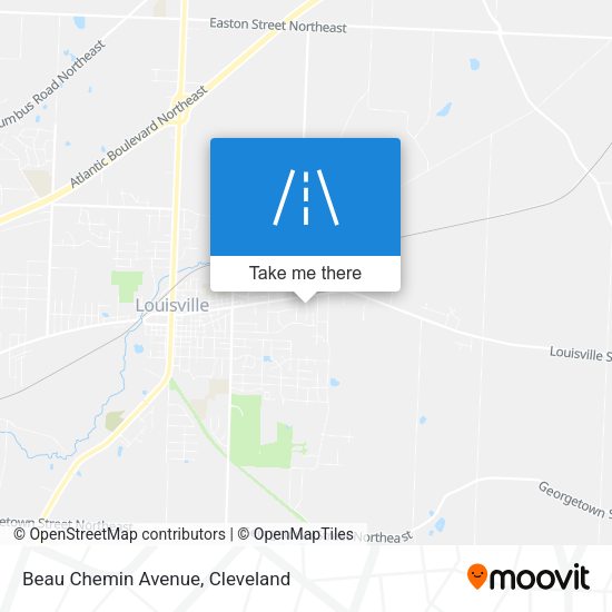 Beau Chemin Avenue map