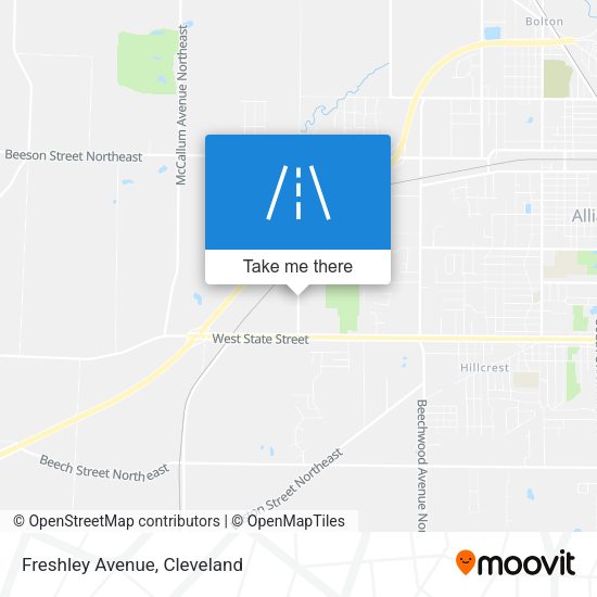Freshley Avenue map