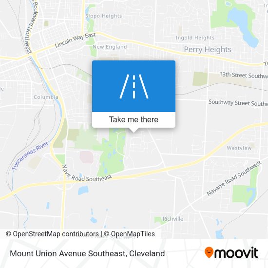 Mapa de Mount Union Avenue Southeast