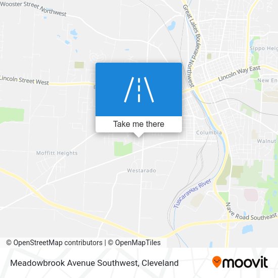 Mapa de Meadowbrook Avenue Southwest
