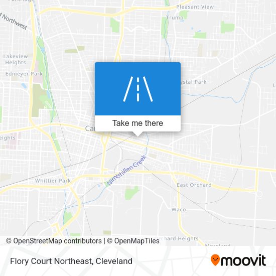 Flory Court Northeast map