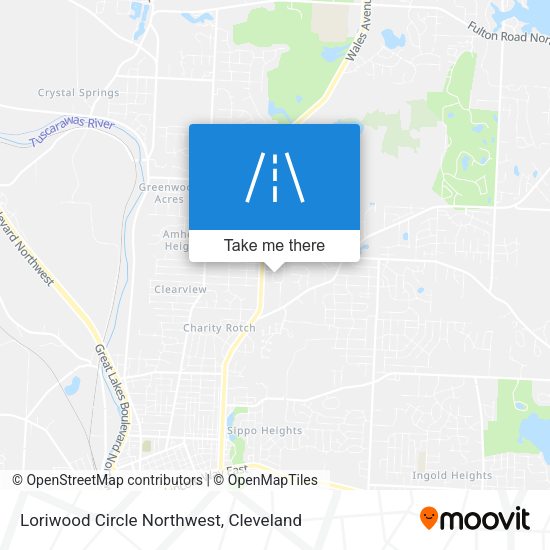 Loriwood Circle Northwest map