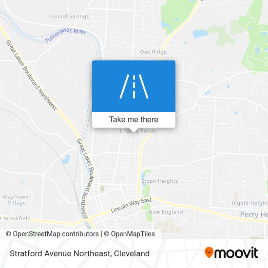 Stratford Avenue Northeast map