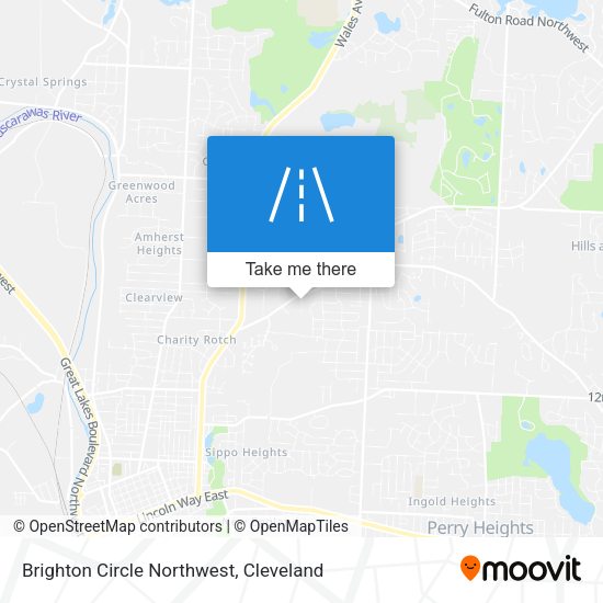 Mapa de Brighton Circle Northwest