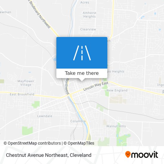 Mapa de Chestnut Avenue Northeast