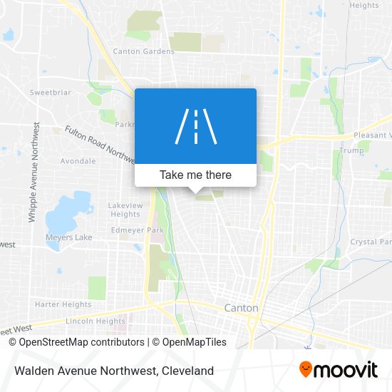 Mapa de Walden Avenue Northwest