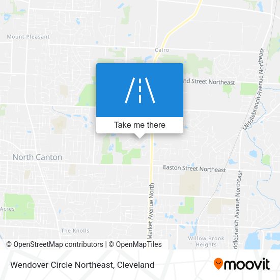Mapa de Wendover Circle Northeast