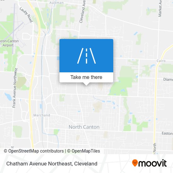 Mapa de Chatham Avenue Northeast