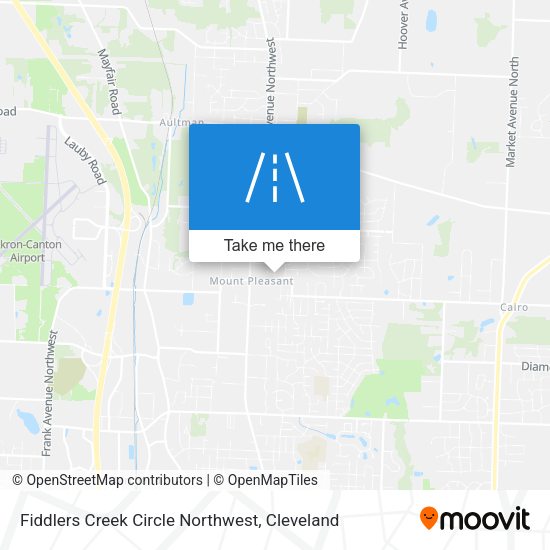 Fiddlers Creek Circle Northwest map
