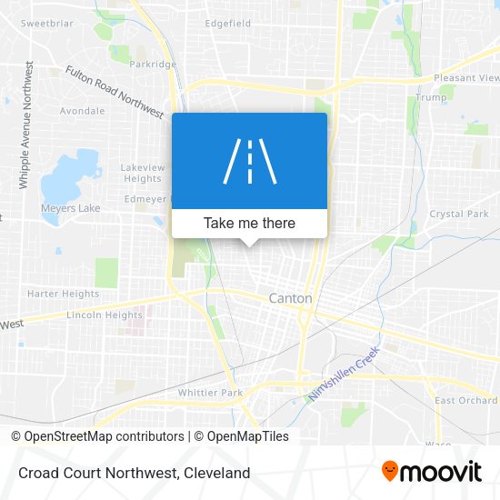 Croad Court Northwest map