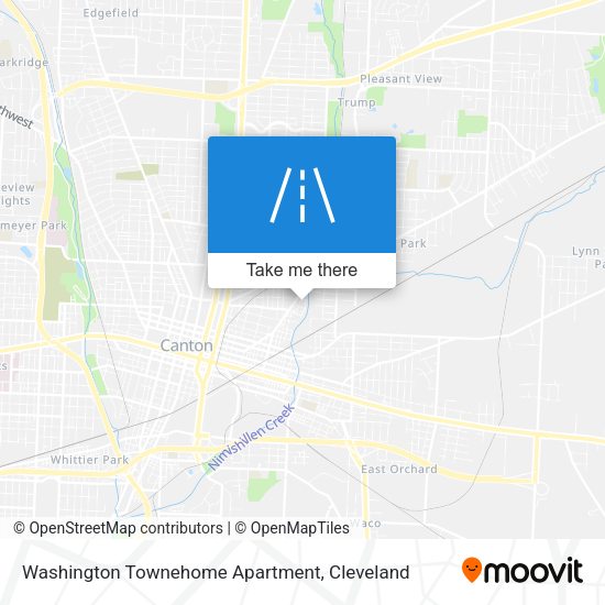 Washington Townehome Apartment map