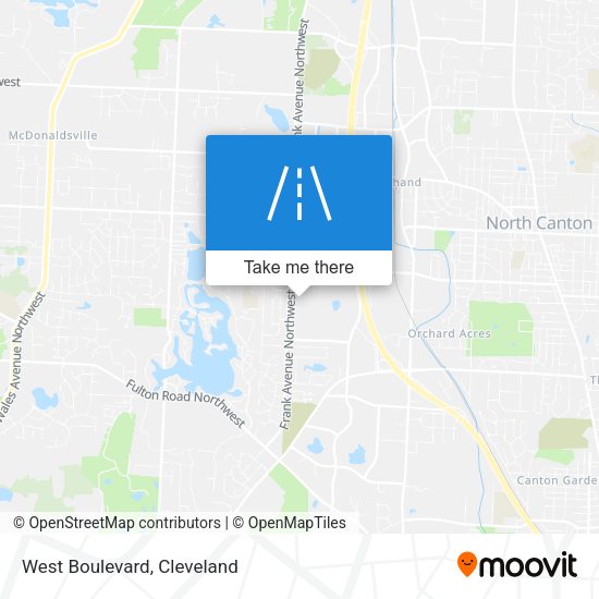 Mapa de West Boulevard