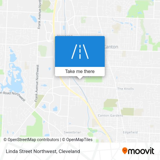 Linda Street Northwest map