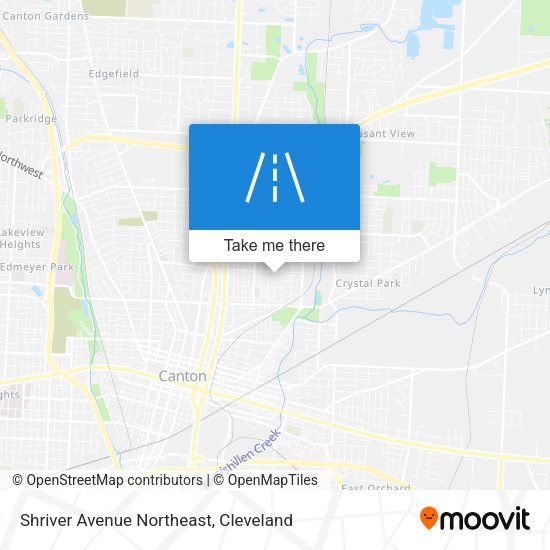 Mapa de Shriver Avenue Northeast