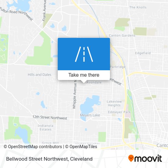 Mapa de Bellwood Street Northwest