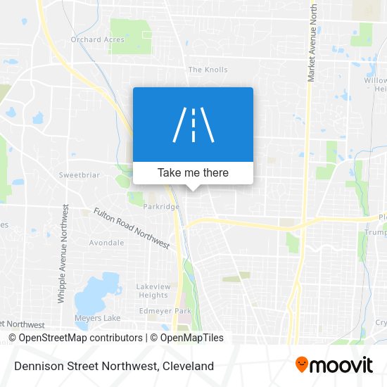 Mapa de Dennison Street Northwest