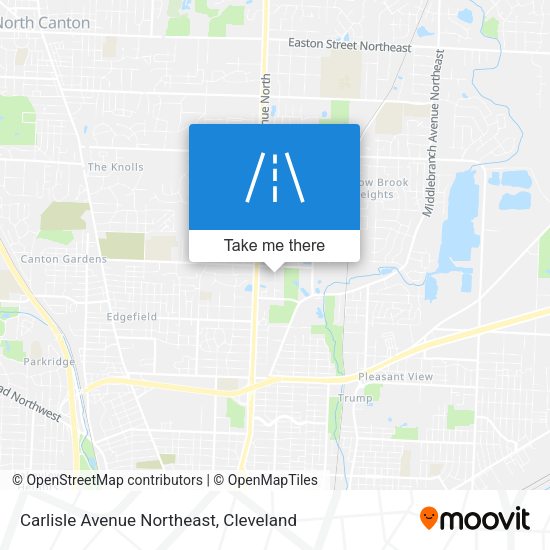 Carlisle Avenue Northeast map