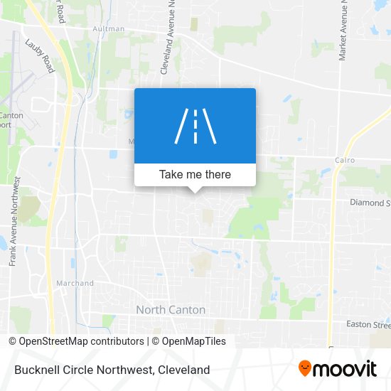 Mapa de Bucknell Circle Northwest