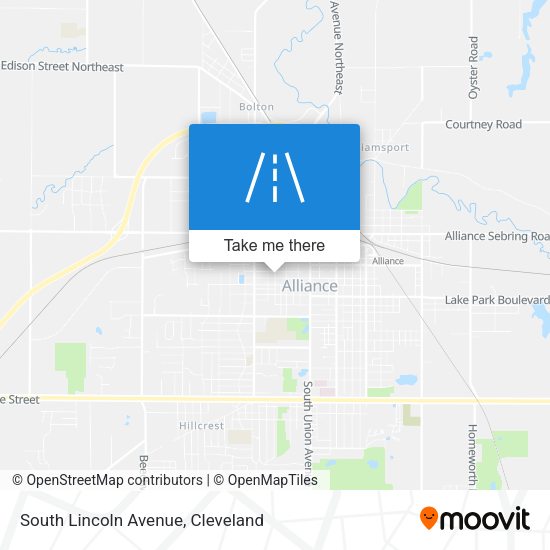 Mapa de South Lincoln Avenue