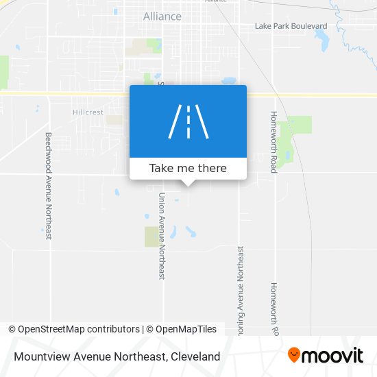 Mapa de Mountview Avenue Northeast