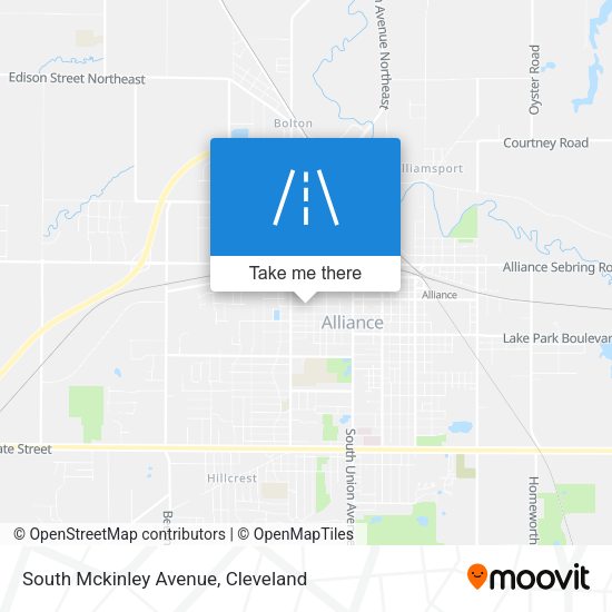 Mapa de South Mckinley Avenue