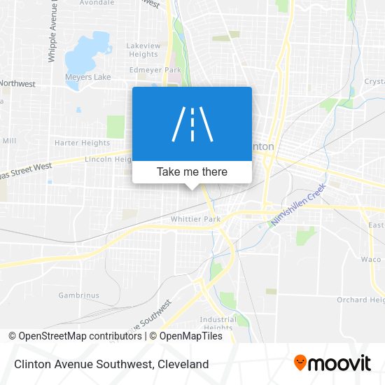 Clinton Avenue Southwest map