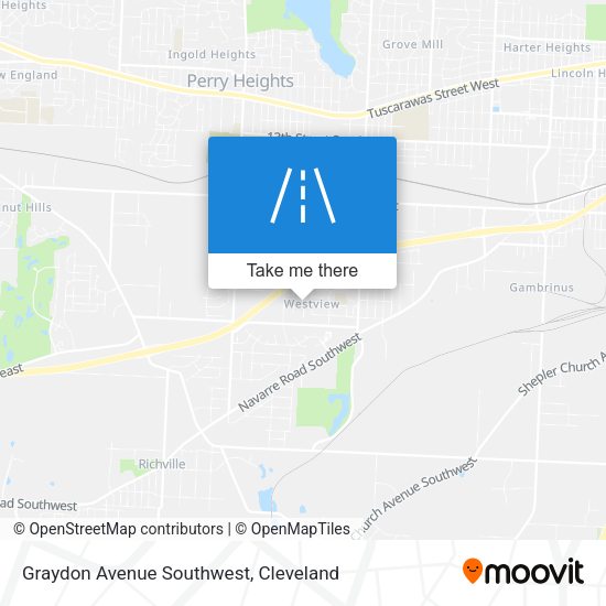 Mapa de Graydon Avenue Southwest